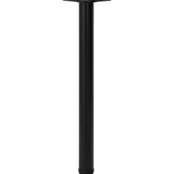 4 bordben, justerbar højde, sorte, 710 mm