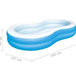 Bestway Big Lagoon badebassin 262x157x46 cm