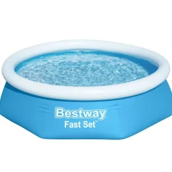 Bestway Fast Set oppusteligt badebassin 244x61 cm rund 57265