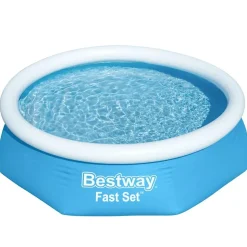 Bestway Fast Set oppusteligt badebassin 244x61 cm rund 57265
