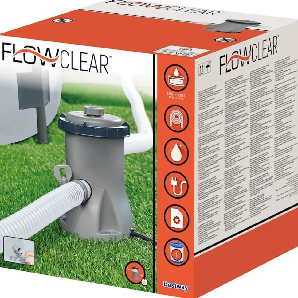 Bestway Flowclear filterpumpe til swimmingpool 1249 l