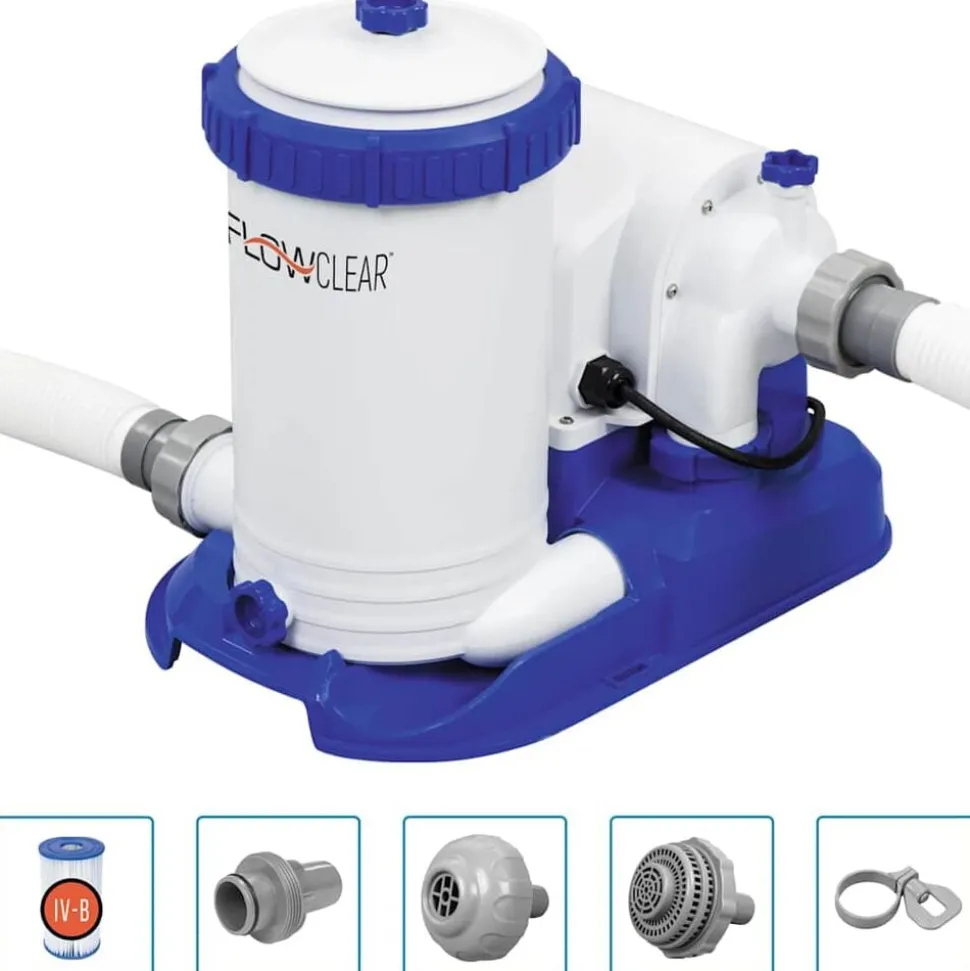 Bestway Flowclear filterpumpe til swimmingpool 9463 l/t