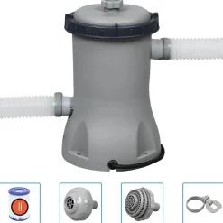 Bestway Flowclear filterpumpe til pool 2006 l/t.