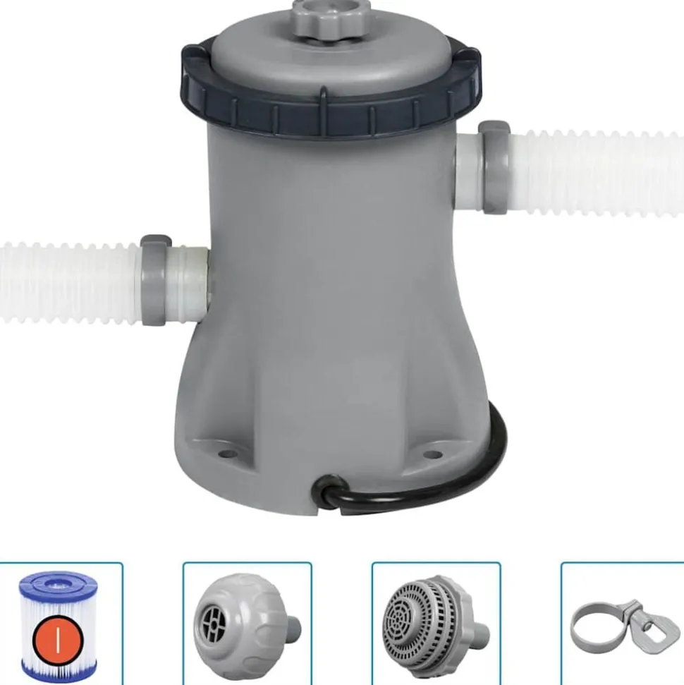 Bestway Flowclear filterpumpe til swimmingpool 330 gallon
