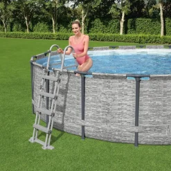 Bestway Flowclear poolstige med 4 trin 122 cm