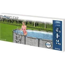 Bestway Flowclear poolstige med 4 trin 122 cm