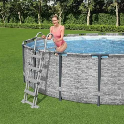 Bestway Flowclear poolstige med 4 trin 122 cm
