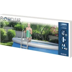Bestway Flowclear poolstige med 4 trin 122 cm