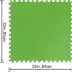 Bestway Flowclear poolunderlag 9 dele 5,47 m² grøn