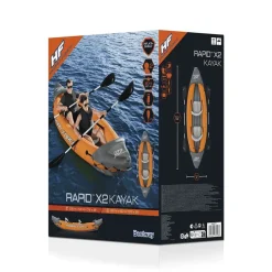 Bestway Hydro-Force Rapid x2 oppusteligt kajaksæt