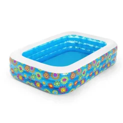 Bestway oppustelig børnepool 229x152x56 cm blå