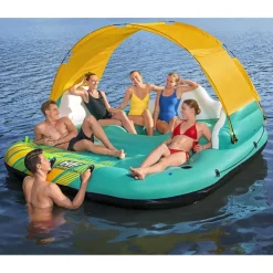 Bestway 5-personers oppustelig bademadras Sunny Lounge 291x265x83 cm