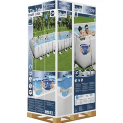 Bestway Power Steel pool 732x366x132 cm rektangulær