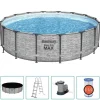 Bestway Power Steel swimmingpool 488x122 cm rund