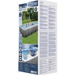 Bestway Power Steel swimmingpool 549x274x122 cm rektangulær