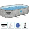 Bestway Power Steel swimmingpoolsæt 488x305x107 cm