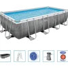 Bestway Power Steel swimmingpool 488x244x122 cm rektangulær