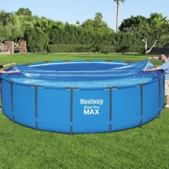 Bestway solopvarmet poolovertræk Flowclear 549 cm