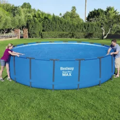 Bestway solopvarmet poolovertræk Flowclear 549 cm