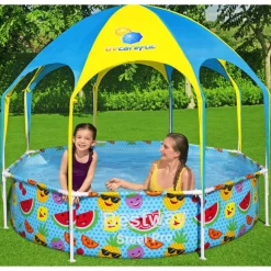 Bestway Steel Pro fritstående børnebassin 244x51 cm UV-beskyttet