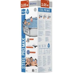 Bestway Steel Pro MAX swimmingpoolsæt 305x76 cm