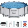 Bestway Steel Pro MAX swimmingpoolsæt 396x122 cm rundt