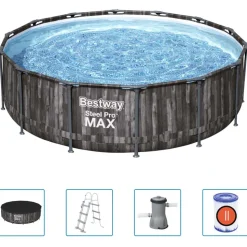 Bestway Steel Pro MAX swimmingpoolsæt rund 427x107 cm