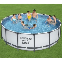 Bestway Steel Pro MAX swimmingpoolsæt 457x122 cm rund