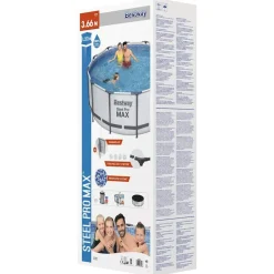 Bestway Steel Pro MAX swimmingpoolsæt rund 366x122 cm
