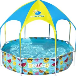 Bestway Steel Pro UV Careful fritstående badebassin til børn 244x51 cm