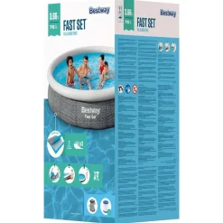 Bestway swimmingpool 366x76 cm rund