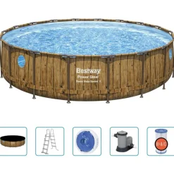 Bestway swimmingpoolsæt Power Steel 549x122 cm