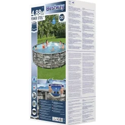 Bestway swimmingpoolsæt Power Steel 488x122 cm