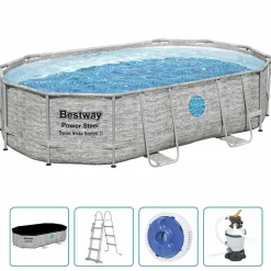 Bestway swimmingpoolsæt Power Steel 488x305x107 cm