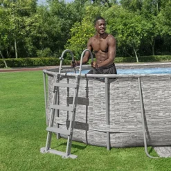 Bestway swimmingpoolsæt Power Steel 488x305x107 cm
