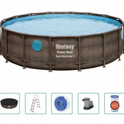 Bestway swimmingpoolsæt Power Steel 488x122 cm