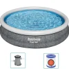 Bestway swimmingpoolsæt 366x76 cm rund