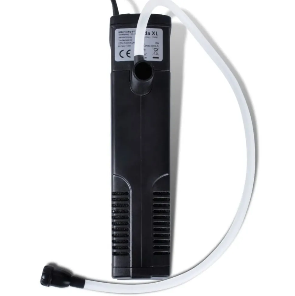 Filterpumpe til akvarium aktivt kul 600 l/t