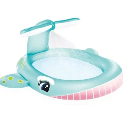 Intex badebassin med sprøjtefunktion Whale 201x196x91 cm
