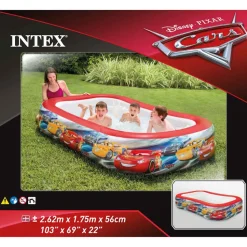 Intex Cars badebassin 262x175x56 cm flerfarvet