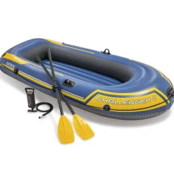 Intex Challenger 2 Set gummibåd med padler og pumpe 68367NP