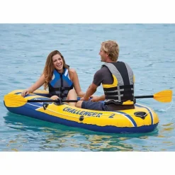 Intex Challenger 2 Set gummibåd med padler og pumpe 68367NP