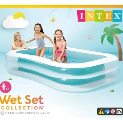 Intex familiepool Swim Center 262x175x56 cm