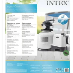 Intex Krystal Clear sandfilterpumpe 10,5 m³/t 26648GS