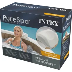 Intex nakkestøtte til spabad Premium PureSpa 28x23x17 cm skum hvid