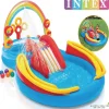 Intex oppustelig pool Rainbow Ring Play Center 297x193x135 cm 57453NP