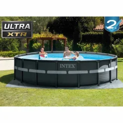 Intex pool med Ultra XTR-stel 549x132 cm med sandfilterpumpe