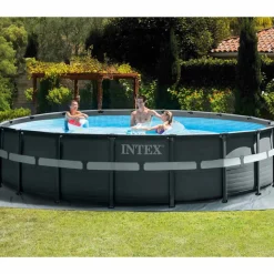 Intex pool med Ultra XTR-stel 549x132 cm med sandfilterpumpe