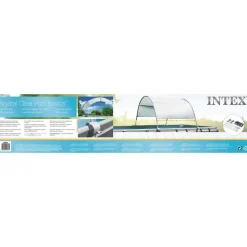 Intex poolbaldakin lysegrå