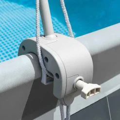 Intex poolbaldakin lysegrå